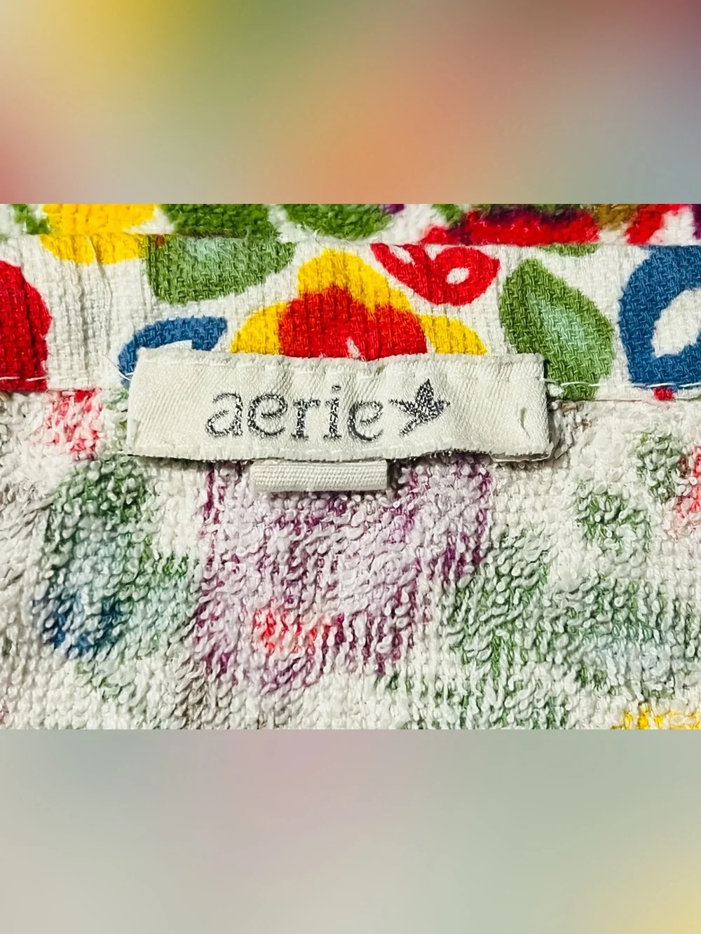 Floral Pattern aerie Beach Towel